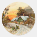 Pegatina del navidad del Victorian