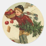 Pegatina del navidad del Victorian