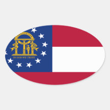 Pegatina del óvalo del estado de la Florida
