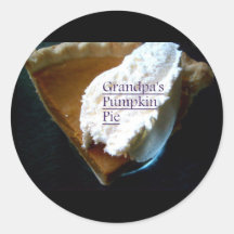 pegatina del pastel de calabaza de los grandpappys