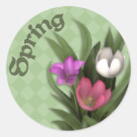 Pegatina del ramo del tulipán de la primavera