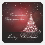 Pegatina del regalo del navidad