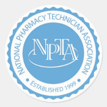 Pegatina del sello de NPTA