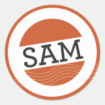 Pegatina del sello del sobre de Sam's