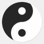 Pegatina del símbolo de Yin Yang