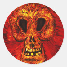 pegatina del skullj