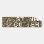 pegatina del stonecutter etiqueta de parachoque