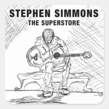 Pegatina del Superstore de Stephen Simmons
