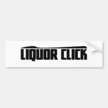 Pegatina del tecleo del licor etiqueta de parachoque