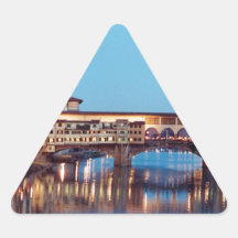 Pegatina del triángulo - Ponte Vecchio