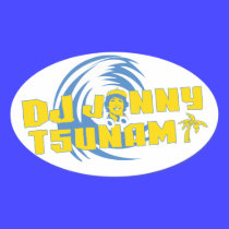 Pegatina del tsunami de DJ Jonny pegatinas