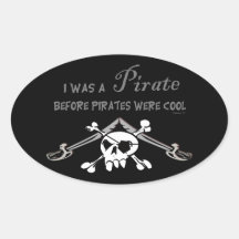 Pegatina fresco del pirata