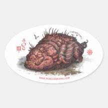 Pegatina gigante del cerdo