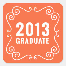 Pegatina graduado de la suposición 2013