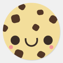 pegatina lindo de la galleta de microprocesador de