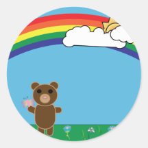 Pegatina lindo del oso
