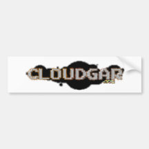 Pegatina Oficial CLOUDGAR.com Pegatina De Parachoque