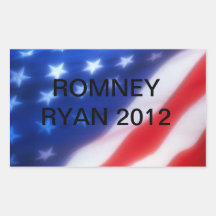 Pegatina para el parachoques 2012 de Romney Ryan