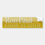 Pegatina para el parachoques 2012 de Ron Paul Etiqueta De Parachoque
