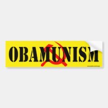 pegatina para el parachoques anti de Obama "Obamun Etiqueta De Parachoque