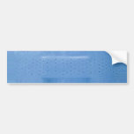 Pegatina para el parachoques azul de la tirita pegatina de parachoque