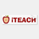 Pegatina para el parachoques de Apple del profesor Pegatina De Parachoque