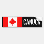Pegatina para el parachoques de Canuck Pegatina De Parachoque