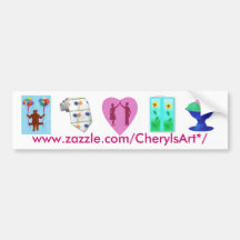 Pegatina para el parachoques de CherylsArt* Etiqueta De Parachoque