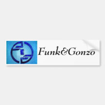 Pegatina para el parachoques de Funk&Gonzo Etiqueta De Parachoque