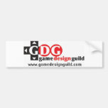 Pegatina para el parachoques de GameDesignGuild Pegatina De Parachoque