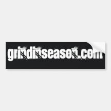 pegatina para el parachoques de GrindinSeason.com Etiqueta De Parachoque