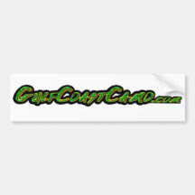Pegatina para el parachoques de GulfCoastCamo Pegatina De Parachoque