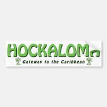Pegatina para el parachoques de Hockaloma Etiqueta De Parachoque