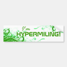 Pegatina para el parachoques de Hypermiling Pegatina De Parachoque