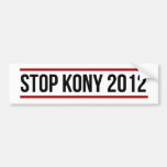 Pegatina para el parachoques de Kony Etiqueta De Parachoque