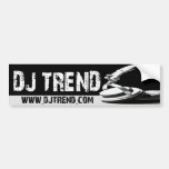 PEGATINA PARA EL PARACHOQUES DE LA TENDENCIA DE DJ PEGATINA DE PARACHOQUE