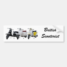 Pegatina para el parachoques de Lambretta Etiqueta De Parachoque