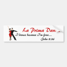 Pegatina para el parachoques de Prima Danza del La Pegatina De Parachoque