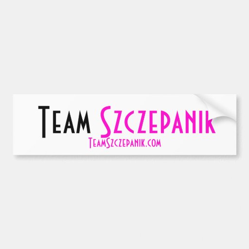 Pegatina para el parachoques de Szczepanik del equ Pegatina De Parachoque