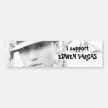 PEGATINA PARA EL PARACHOQUES DE VARGAS DE EDWEN ETIQUETA DE PARACHOQUE