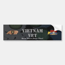 pegatina para el parachoques de Vietnam del servic Pegatina De Parachoque