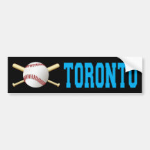 PEGATINA PARA EL PARACHOQUES DEL BÉISBOL DE TORONT PEGATINA DE PARACHOQUE