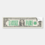 Pegatina para el parachoques del billete de dólar  etiqueta de parachoque