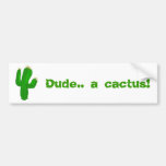 Pegatina para el parachoques del cactus de Jovi Etiqueta De Parachoque