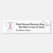 Pegatina para el parachoques del cáncer de pecho etiqueta de parachoque