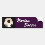 Pegatina para el parachoques del fútbol de Norton Etiqueta De Parachoque