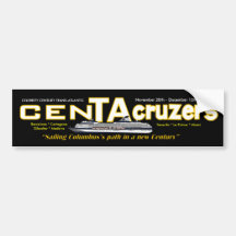 Pegatina para el parachoques del logotipo de CenTA Pegatina De Parachoque