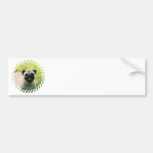 Pegatina para el parachoques del perrito del barro pegatina de parachoque