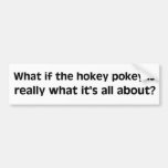 Pegatina para el parachoques del Pokey de Hokey Pegatina De Parachoque