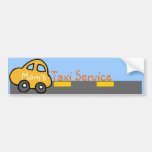 Pegatina para el parachoques del servicio del taxi pegatinas de parachoque